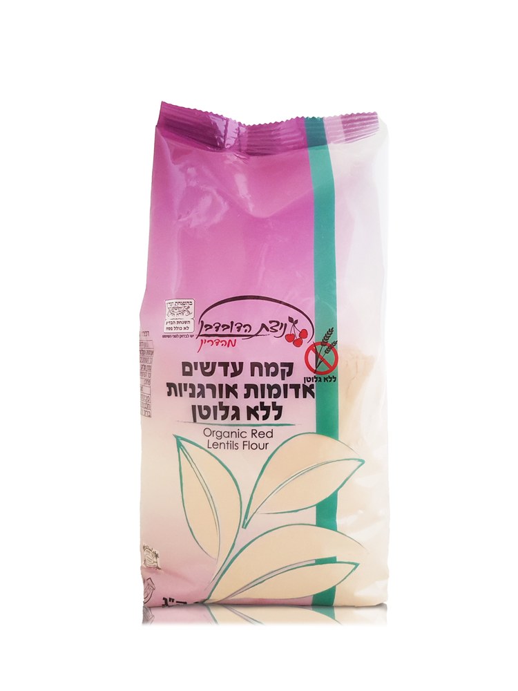 קמח עדש אדום אורגני