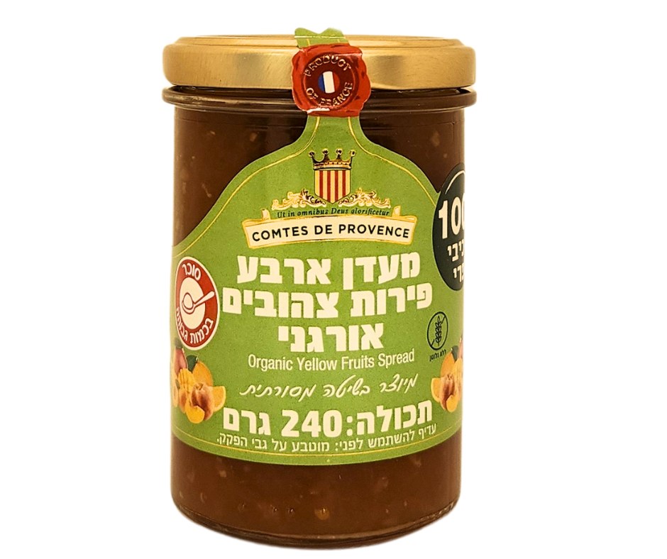מעדן 4 פירות צהובים אורגני